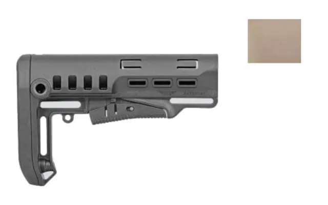 DLG Tactical TBS Tactical Buttstock Commercial Spec Tan