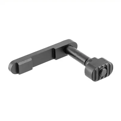 Titanium AR-15 Magazine Release Ti BLK Lines