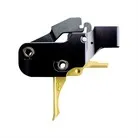 AR Gold Flat Trigger Adjustible
