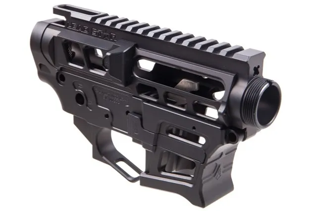 Lead Star Arms LSA-9 Skeletonized PCC/AR-9 Receiver Set - Black