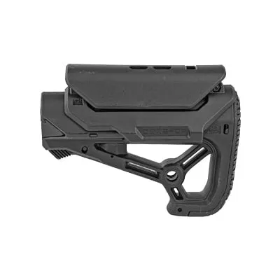 FAB Defense AR-15 Buttstock Small/Compact Fits Mil-Spec And Commercial Tubes, Black