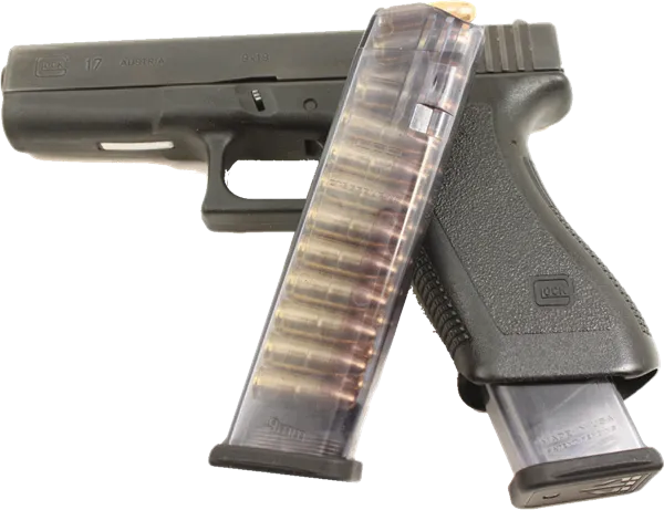 Elite Tactical Systems Group Glock 9mm 22 round mag / Competition legal 140mm magazines