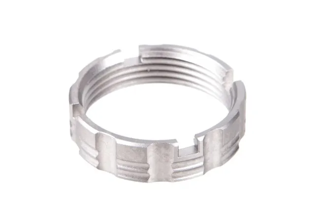 Ascend Armory Castle Nut – Stainless Steel Bead Blast