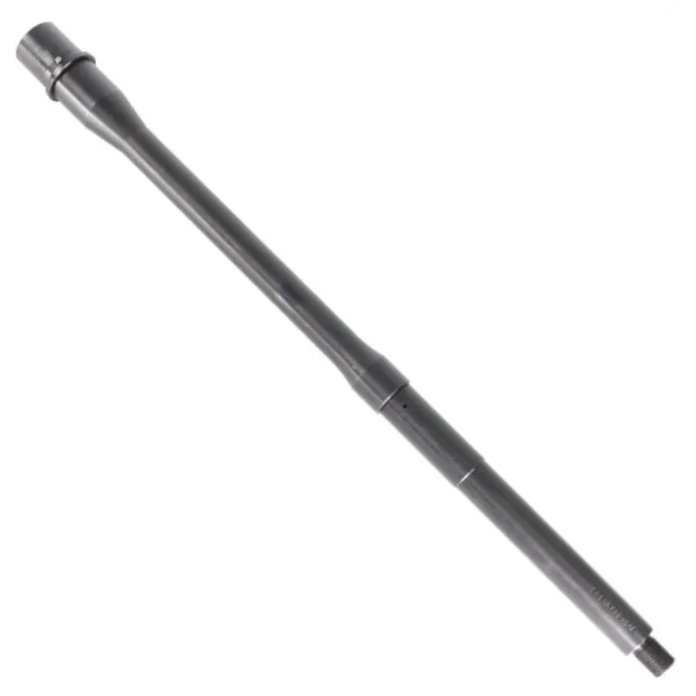 Tiger Rock Threaded Barrel 5.56 NATO 16in Government Profile Mid Length 1-8 Twist 1/2x28 Thread Pitch Nitride Finish Black Large