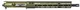 Aero Precision M4E1-T PRO CHF M4 5.56mm 14.5 inch Complete Upper Receiver Hanson Mid Length 1-7 Twist A2 Birdcage Anodized OD Green