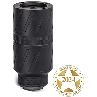 Banish Speed K Ti 5.56mm/223 Caliber Rifle Suppressor Black