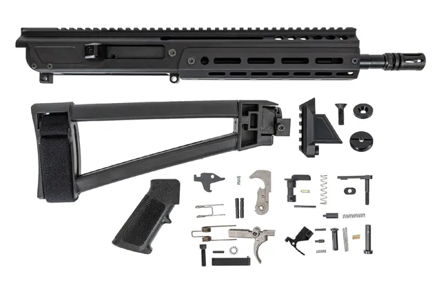PSA JAKL 10.5" 5.56 NATO 1/7 Nitride Classic EPT Triangle Side Folding Pistol Kit