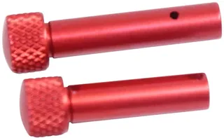 Guntec USA AR 5.56 Cal Extended Takedown Pin Set Gen 2 Anodized Red