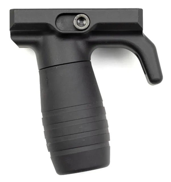 A3 Industries B&T GHM-C&APC-K Modular Aluminum Base 2in Grooved Vertical Front Grip Black