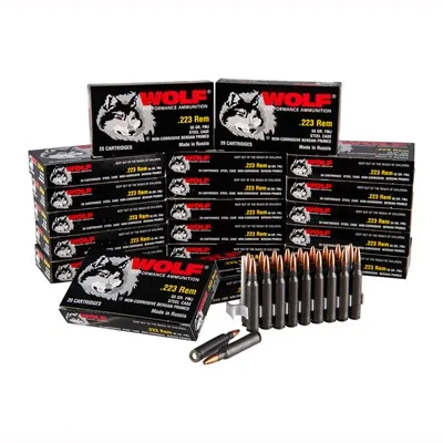 Performance 223 Remington 55gr FMJ Bimetal Jacket 1,000/Case