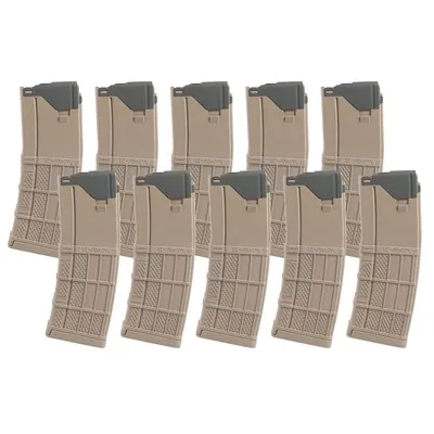 Opaque FDE AR-15 L5awm Magazine 223/5.56 30rd Polymer Flat Dark Earth