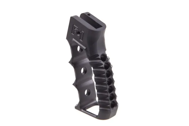 F-1 Firearms Skeletonized Grip w/ finger grooves - Black
