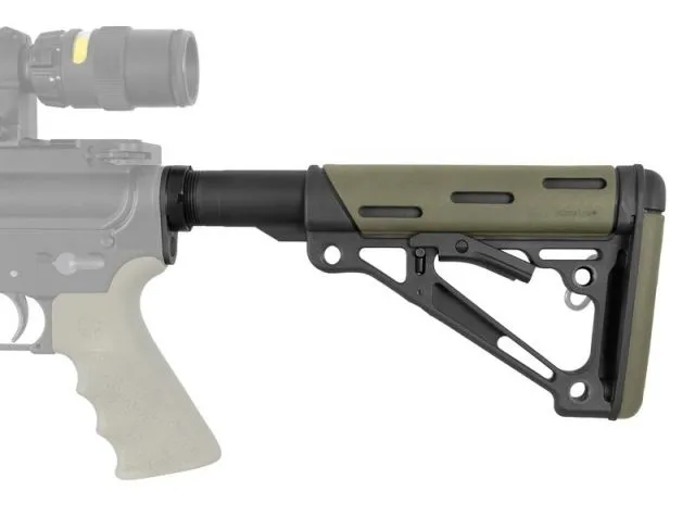 Hogue AR-15/m-16 Overmolded Collapsible Buttstock Assembly ODG