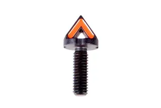 Blitzkrieg Components AR-15 Chevron Front Sight Post (Orange Stripe) No Tool