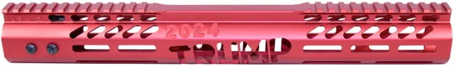 Guntec USA Limited Edition Trump Series M-LOK System Free Floating Handguard w/Monolithic Top Rail .308 Caliber 15in Anodized Red