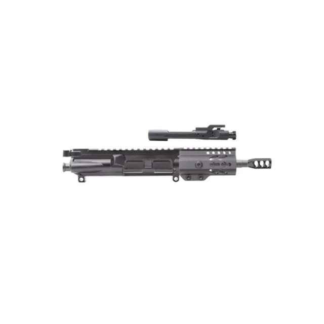 Tiger Rock Complete Upper Receiver AR-15 5.56 NATO 7in Pistol Length 1-8 Twist w/ 4in Super Slim Hanguard Black Large