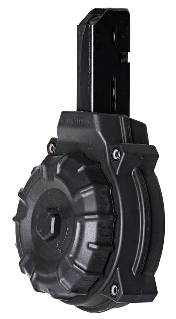 ProMag 50 Round 9mm AR-15 Drum Magazine, Black