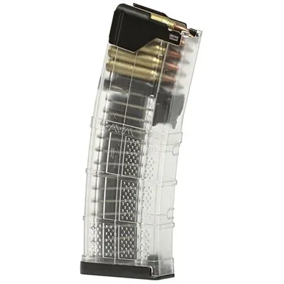 Limted L5AWM Gen2 5.56x45 NATO 10/30 Magazine Limited Clear