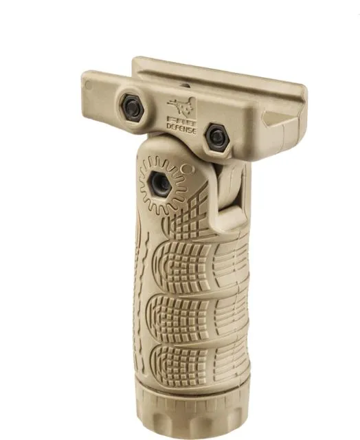 FAB Defense 7-Position QR Tactical Folding Grip W/Storage Cavity - Quick Release