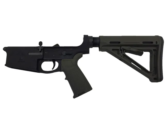 PSA GEN2 PA10 Complete MOE MIAD Lower Receiver, OD Green - 516445104