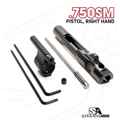 Adjustable Right Hand AR-15 Adj Piston System W/Solid .750" Gas Block Pistol RH