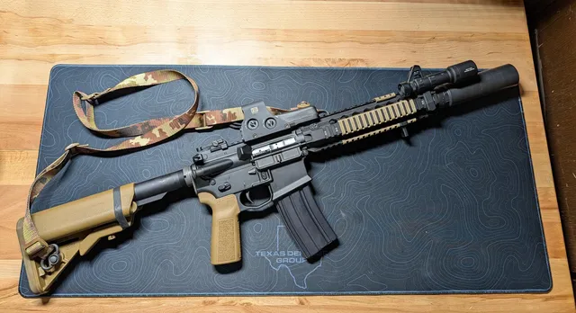 Budget Mk18 Clone with DD 10.3-inch Barrel and BCM QRF-10