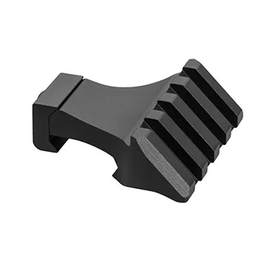 45 Degree Offset Picatinny Red Dot Mount Black
