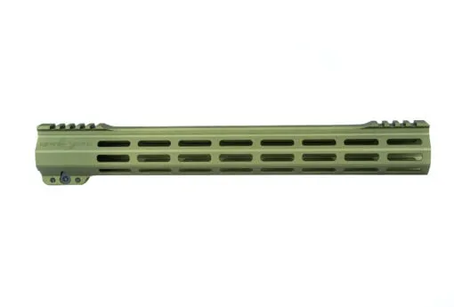 Dirty Bird AR-15 SMRS Handguard - Slim M-LOK Rail System Gen 2 - 15", OD Green Anodized