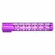 Guntec USA AirLok Series M-LOK Compression Free Floating Handguard w/Monolithic Top Rail 12in Purple