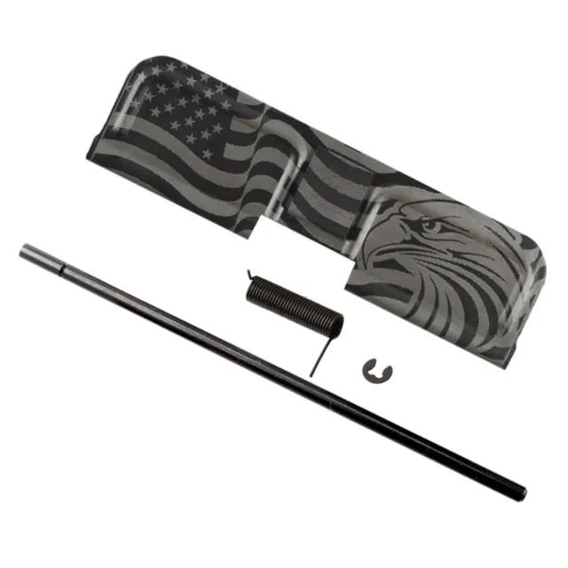 Tiger Rock AR-300 Patriotic Engraving w/ 300 ACC Blackout Ejection Port Cover Black Small
