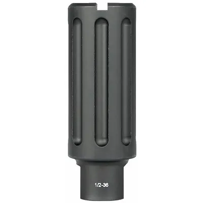 Blast Can 9mm 1/2-36 Threads Black