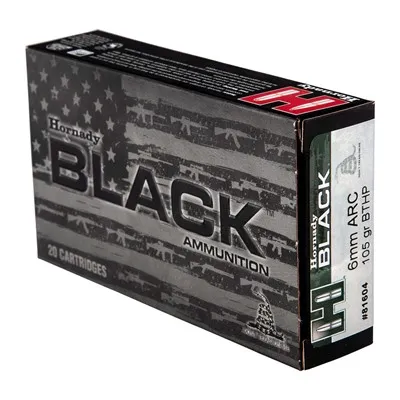 Black 6mm ARC 105gr Boat Tail Hollow Point 200/Case