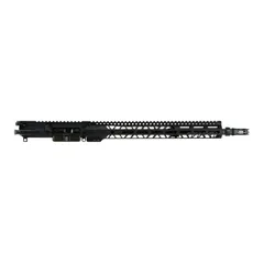 Faxon Firearms Match Series AR-15 6.5 Grendel 16in Upper Receiver Gunner Mid Length 1-8 Twist 5/8x24 w/BCG Supressor Black