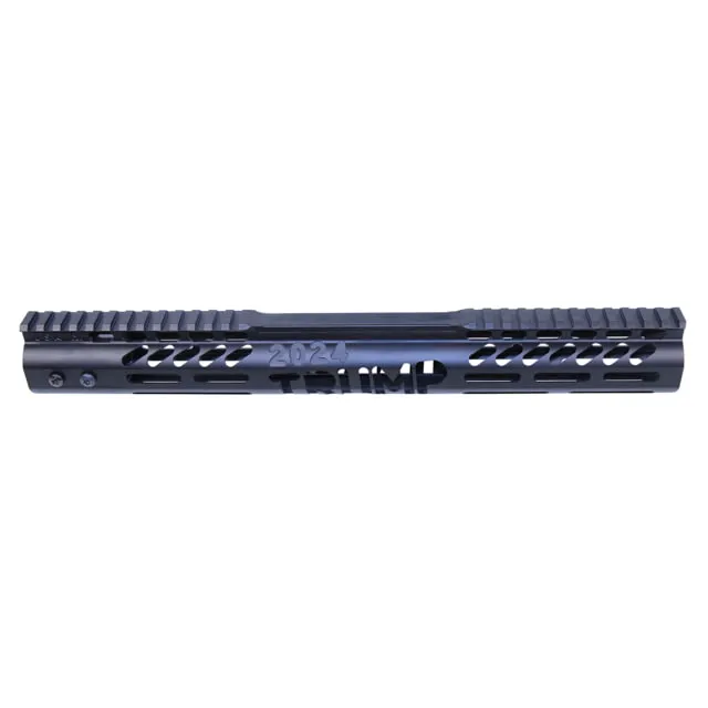 Guntec USA Trump Series Limited Edition M-LOK System Free Floating Handguard w/ Monolithic Top Rail 15in Anodized Black