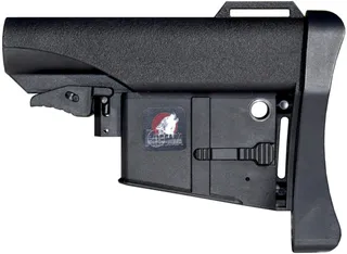 Presma A-R15/M16 Mil-Spec Stock w/ Built-In Magazine Carrier 5.56x45.223 Remington Black