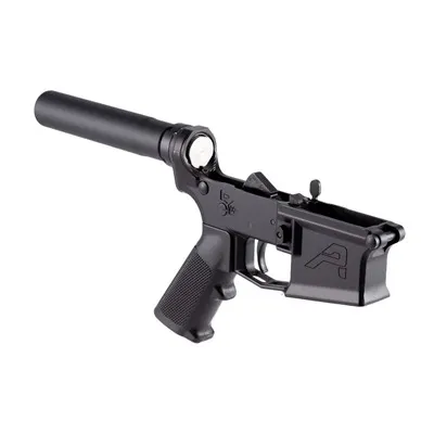 M4E1 Pistol Complete Lower W/A2 Grip No Brace For AR-15 BLK