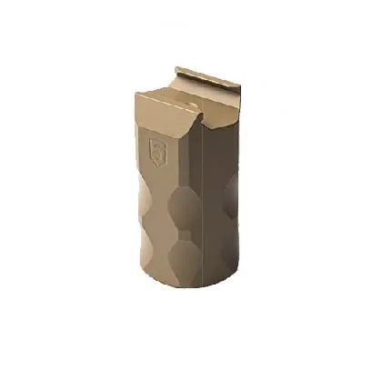 Phase 5 Vertical Hex Grip for Picatinny Rails - FDE, Small