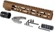 AT3 Tactical SPEAR M-LOK AR-15 Free Float Handguard 12in Length Burnt Bronze
