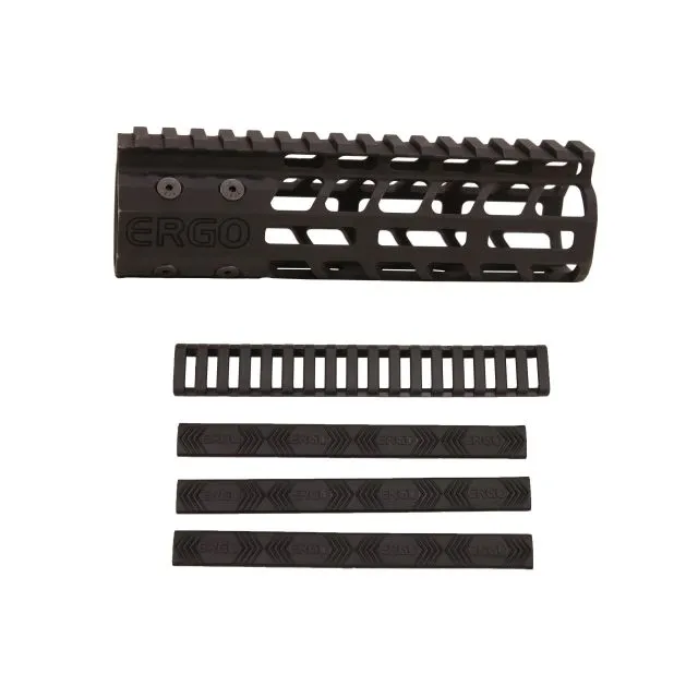 Ergo M-LOK SuperLite Modular Free Float Rail System 1.37 Interior Diameter Tube Black