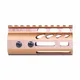 Guntec USA Ultra Lightweight Thin M-LOK System Free Floating Handguard w/Monolithic Top Rail 4in Bronze