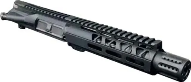 Moriarti Upper Receiver Stripped AR-15 .300 Blackout 10.5 inch Barrel Medium Profile Pistol Length 1x7 Twist 5/8X24 Thread M-LOK Handguard Mini Shroud