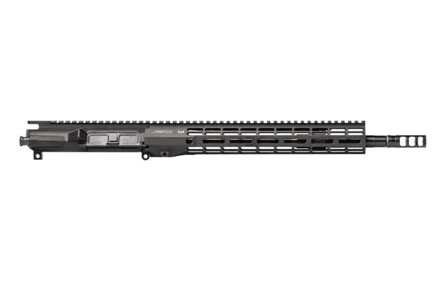Aero Precision M4E1 Threaded 5.56mm Complete Upper Receiver 145in Mid-Length Barrel 1-7 Twist 1/2x28 Thread ATLAS R-ONE Handguard w/VG6 Precision