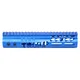 Guntec USA Trump Series Limited Edition M-LOK System Free Floating Handguard w/ Monolithic Top Rail 9in Anodized Blue