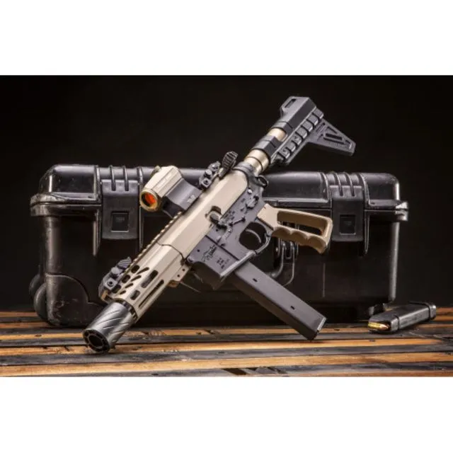 Guntec USA Air-Lok Compression M-LOK Free Floating Handguard w/Monolithic Top Rail 4in Flat Dark Earth