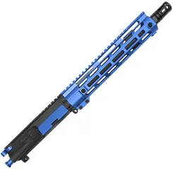 XTS Complete Upper Receiver w/o BCG AR-15 300 BO 19.5in 10.5in Pistol 1-8 Twist 5/8x24 Thread M-LOK Bird Cage Black Nitride Finish Blue