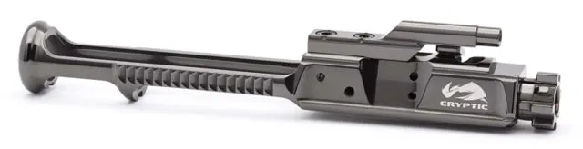 Cryptic Low Mass Bolt Carrier Group BCG - Complete .223/5.56/.300 AAC Blackout Mystic Black