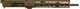 CMMG Upper Group Dissent Mk47 7.62X39 16.1in Empire Profile Non-Threaded Midnight Bronze