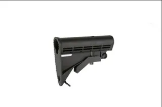 AIM Sports Inc M4 Style 6 Pos Collapsible Stock - Commercial Black Medium