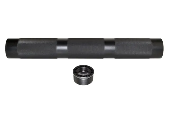Sniper AR-15 15in Pistol Tubular / Round Forend Handguard 6061-T6 Aluminum .223/5.56 Mid-Length Matte Black