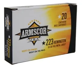 Armscor .223 Ammo 55gr FMJ 20rds